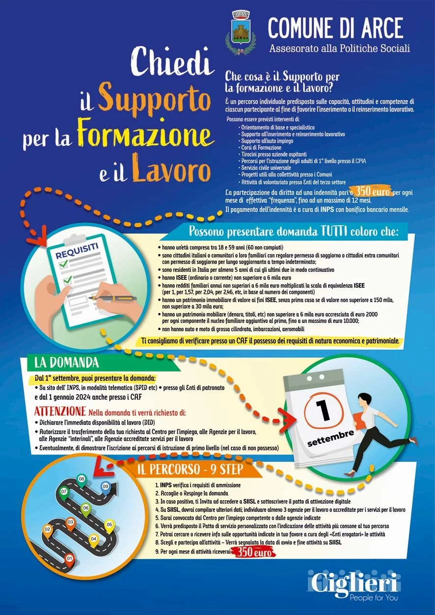 formazione lavoro comune di Arce